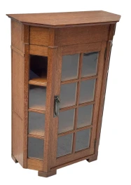 Art Nouveau One-Door Cabinet by H.F. Jansen & Zonen Amsterdam, 1900s